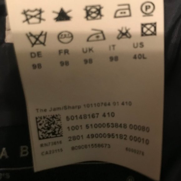 Hugo Boss Guabello 2-button Super 130 Jacket - Picture 7 of 7